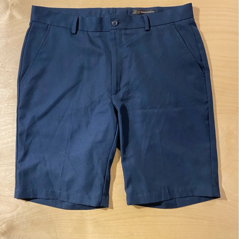 Greg Norman Men's Navy Blue Shorts 34 (Mx)